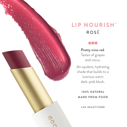 LUK Beautifood Lip Nourish Rose&