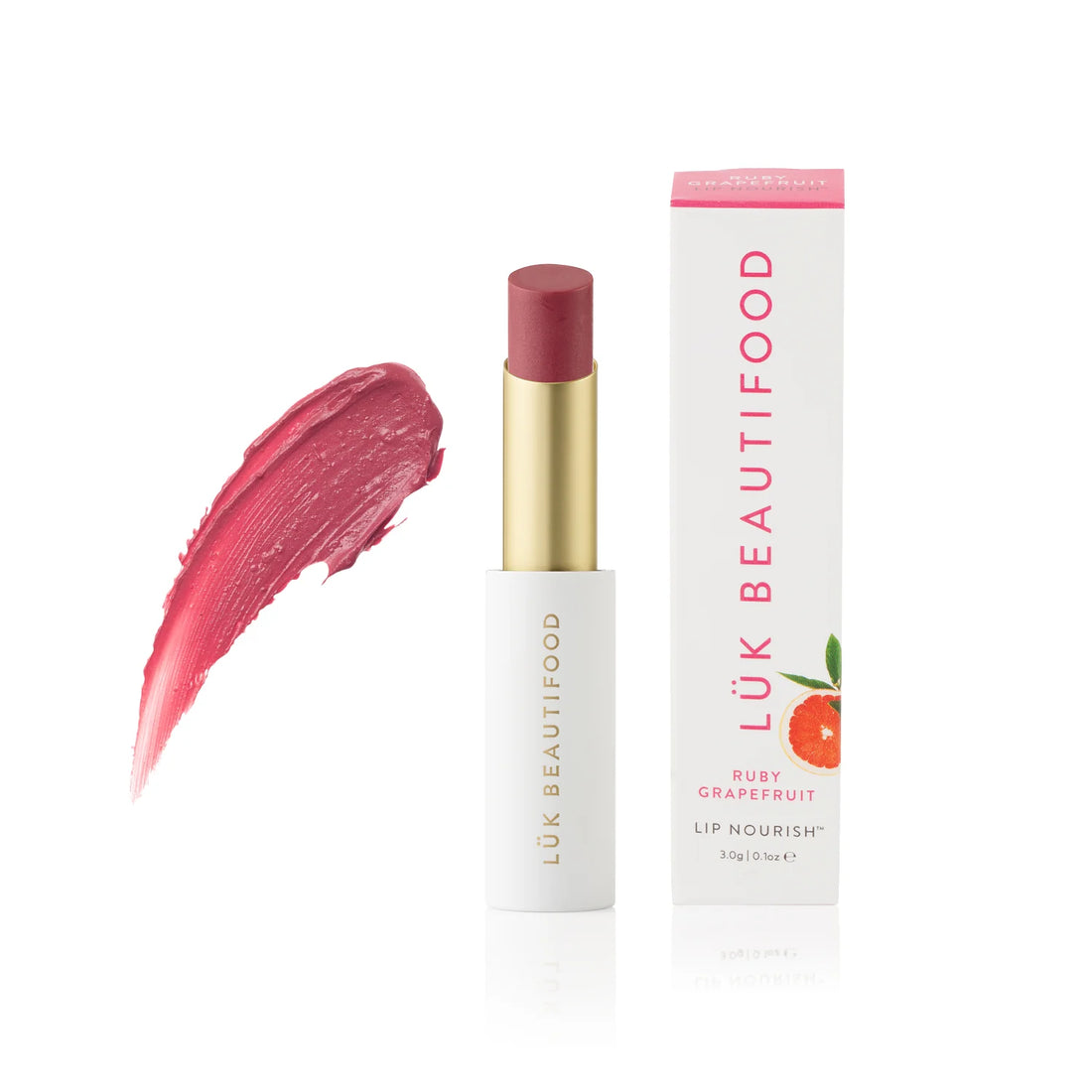 LUK Beautifood Lip Nourish Ruby Grapefruit