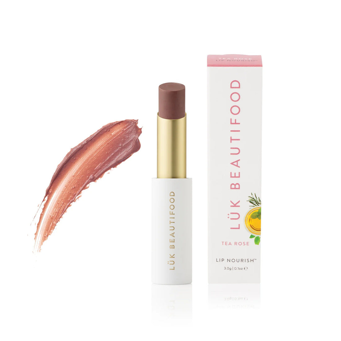 LUK Beautifood Lip Nourish Tea Rose