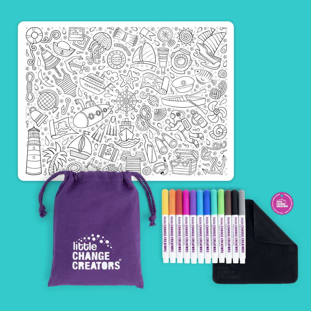 Re-Fun-Able Colouring Set Seaside