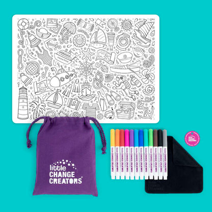 Re-Fun-Able Colouring Set Seaside