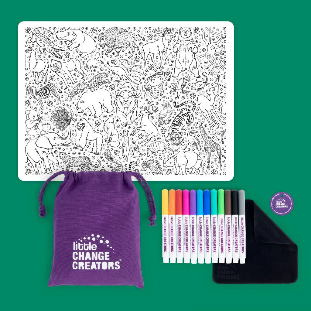 Re-Fun-Able Colouring Set Safari