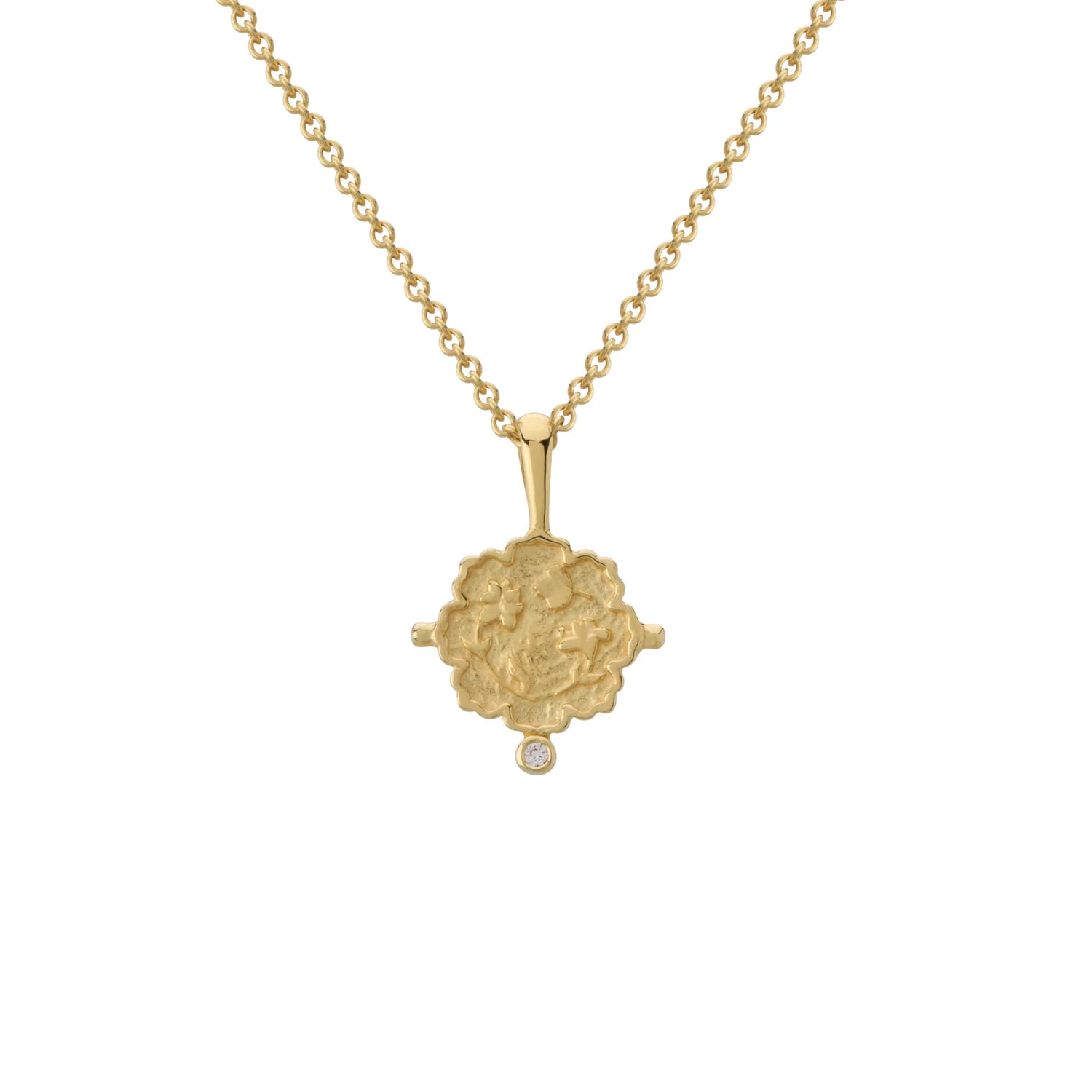 Murkani Loved Always Pendant Neck Lace Small 18KT Gold Plated