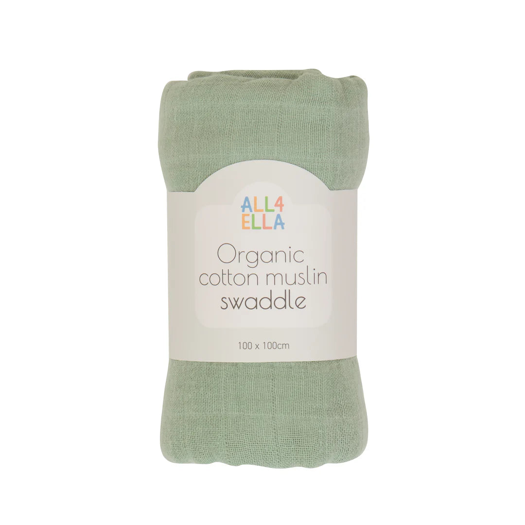 All4Ella Muslin Swaddle Sage