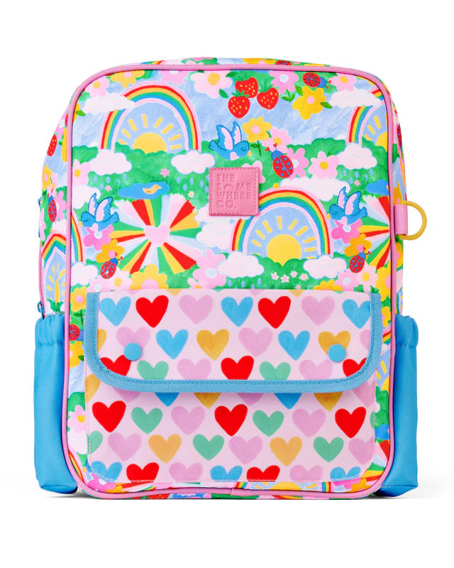 The Somewhere Co Rainbow Garden Mini Adventure Backpack