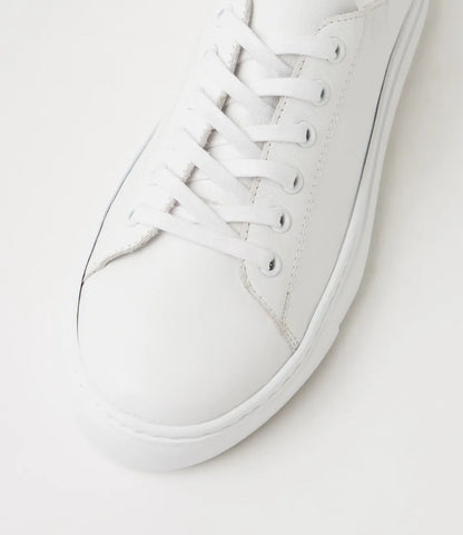 Mollini Oshker White Leather Sneakers