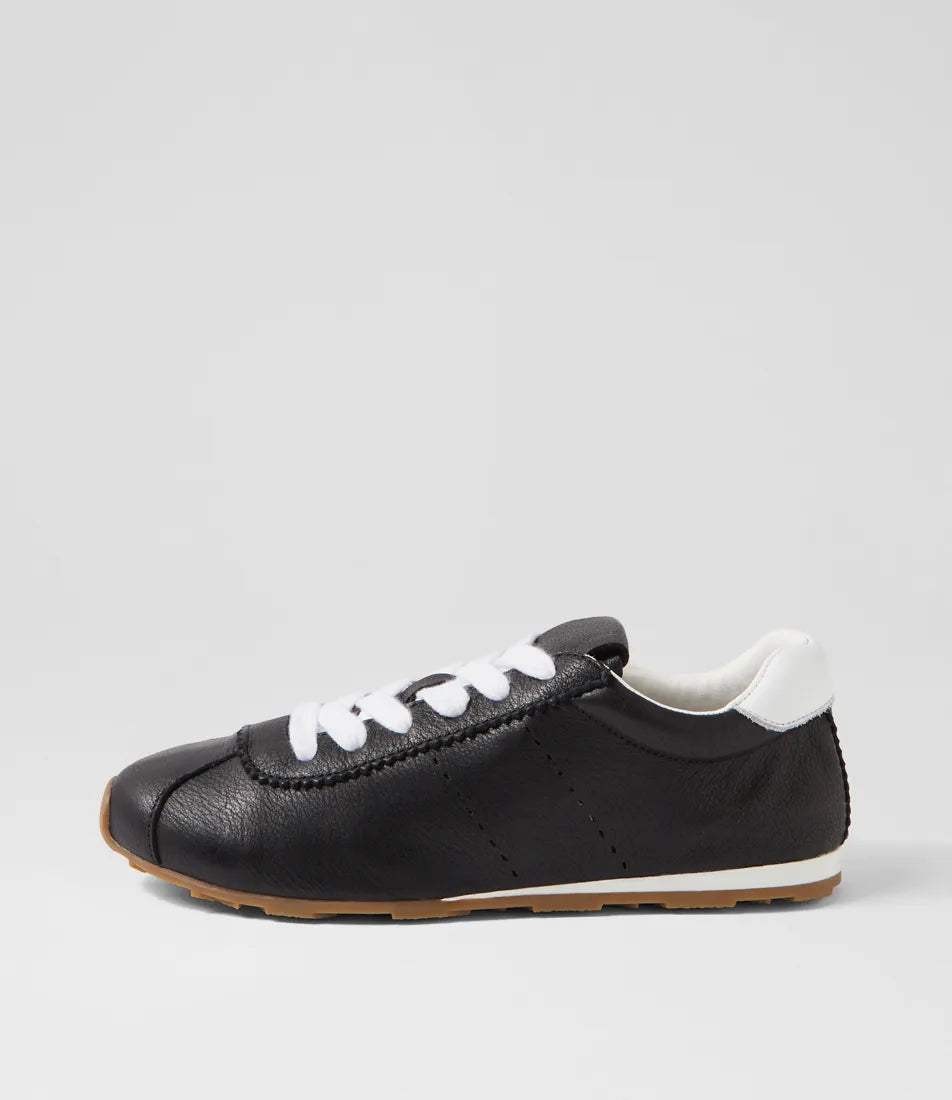Mollini Mousi Black Leather Sneakers