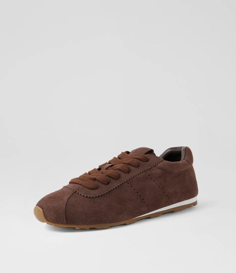 Mollini Mousi Suede Deep Brown Sneaker