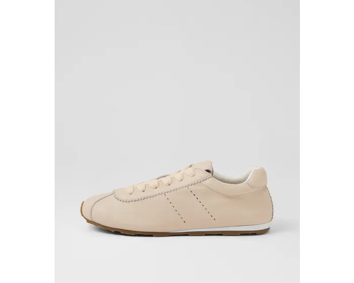 Mollini Mousi Cream Leather Sneakers