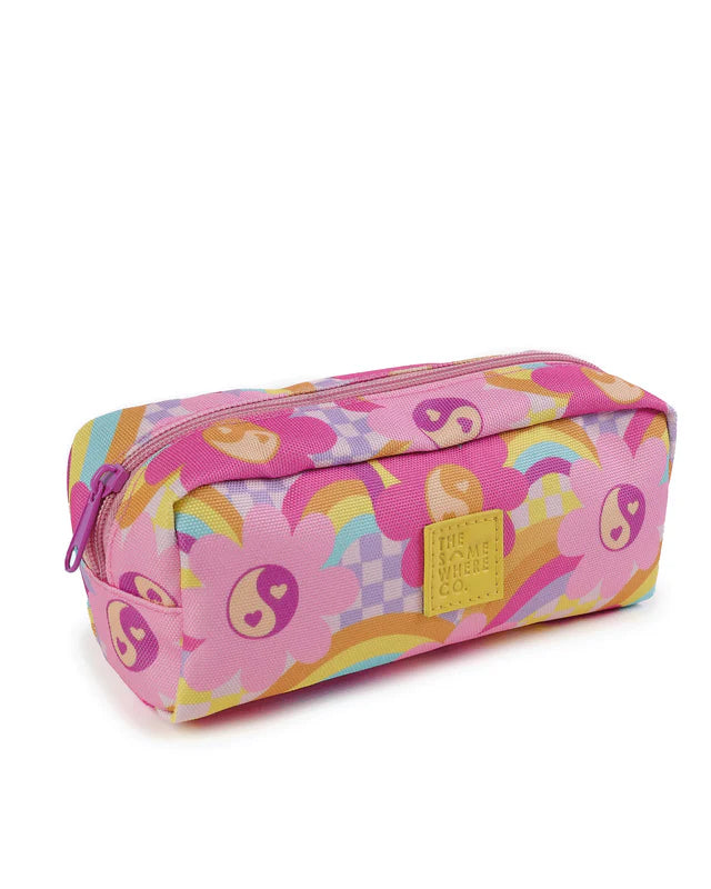 The Somewhere Co Rainbow Rave Mini Pencil Case