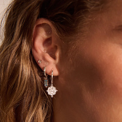 Murkani Loved Always Hoop Earring Sterling Silver