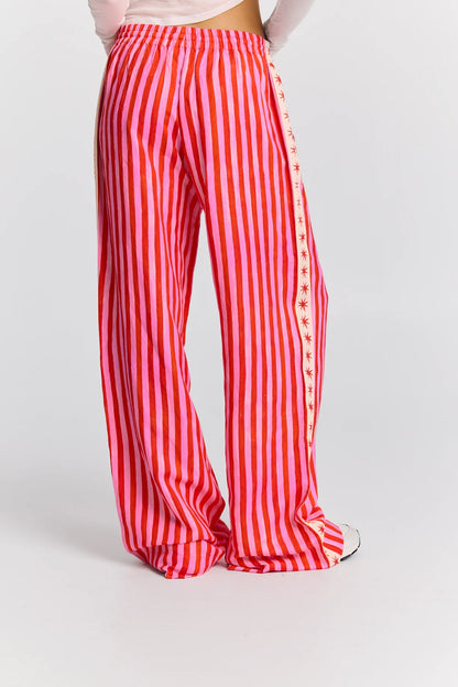 Maku Cherry Ripe Linen Pant
