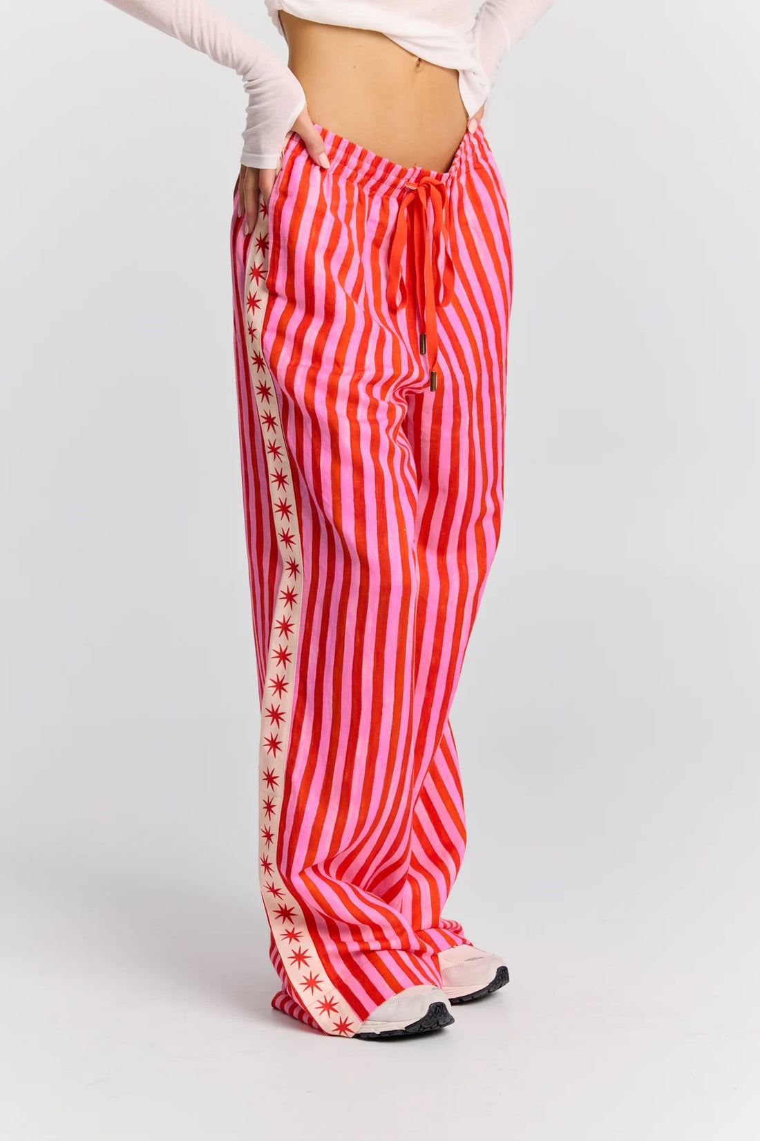 Maku Cherry Ripe Linen Pant