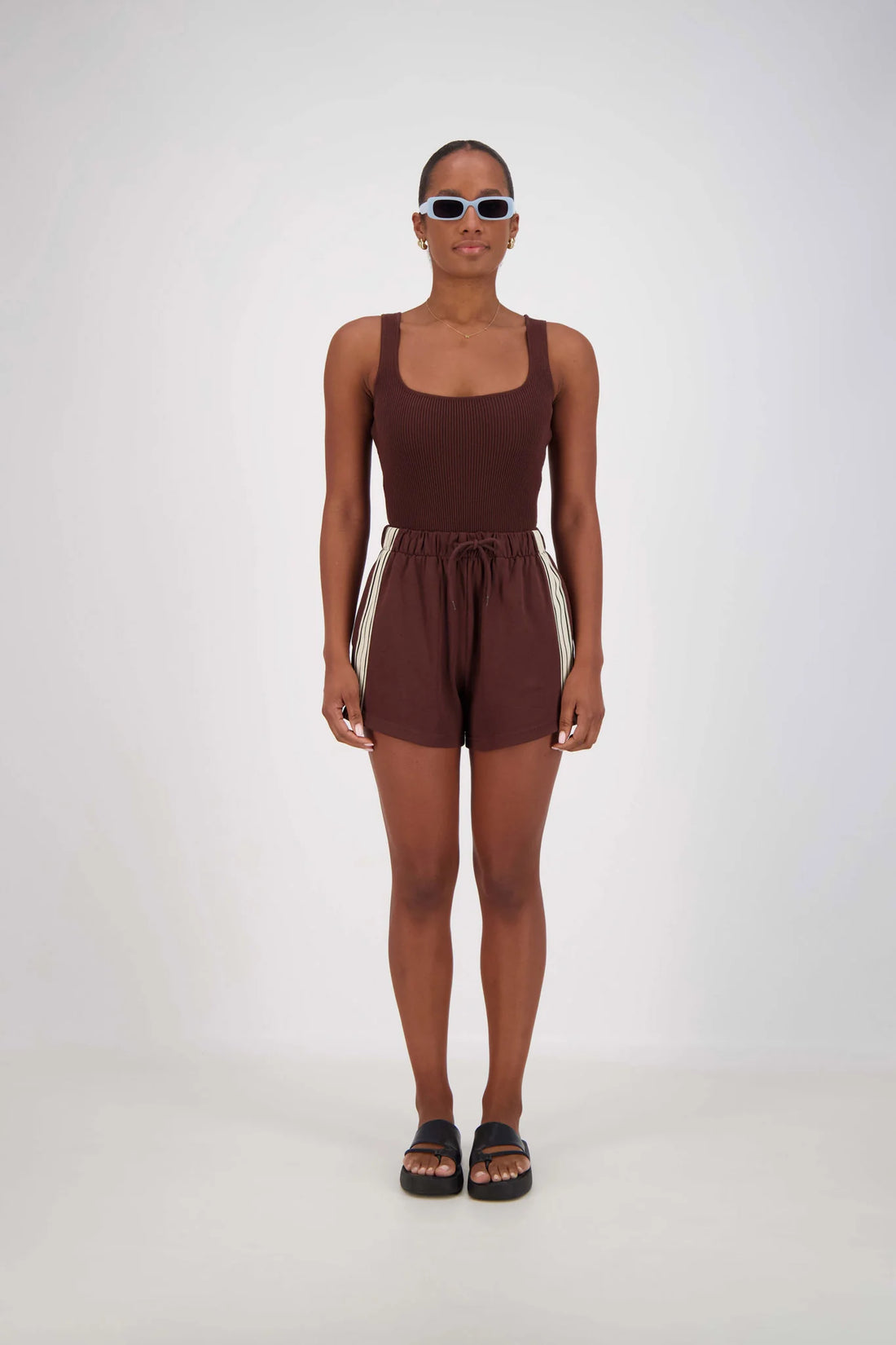 Jasmine Alexa Panarea Shorts Brown
