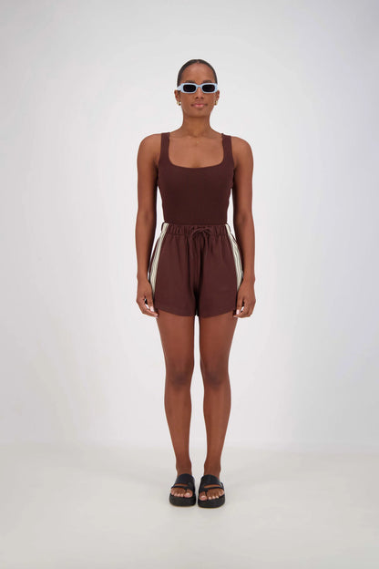 Jasmine Alexa Panarea Shorts Brown