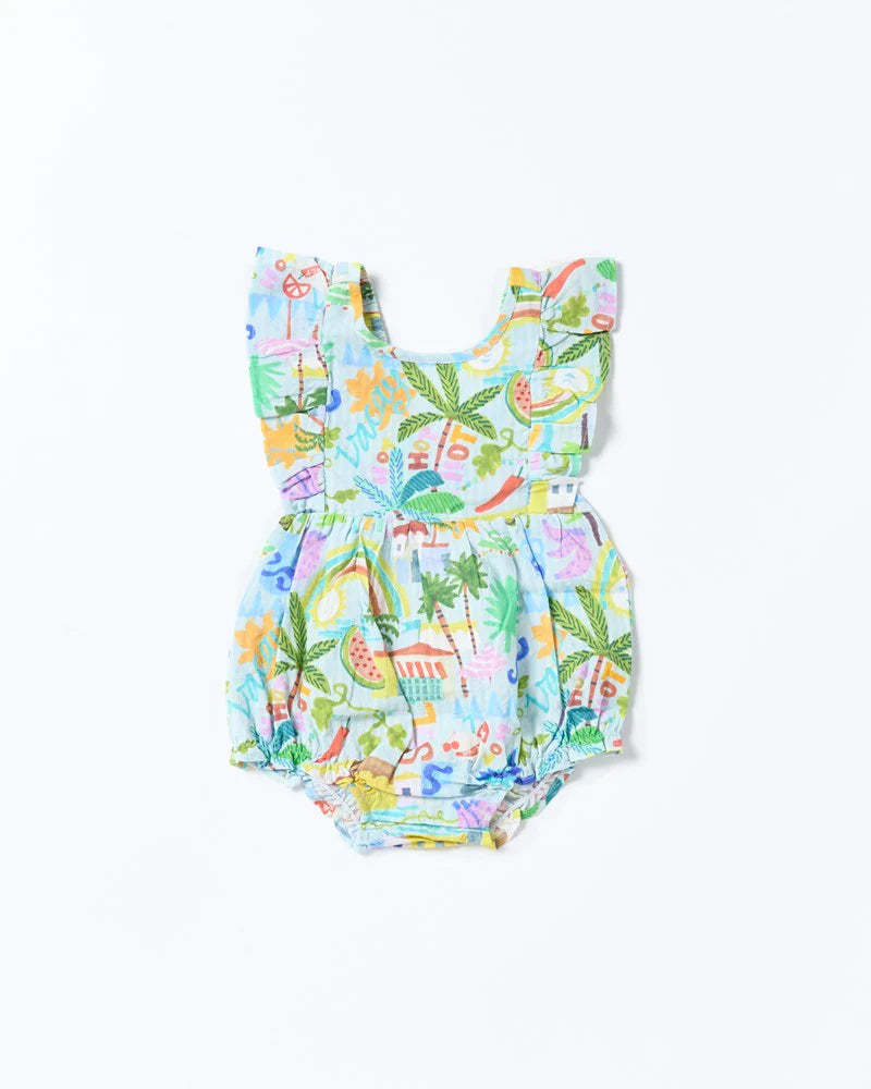 Walnut Matteo Romper Vacay Yay
