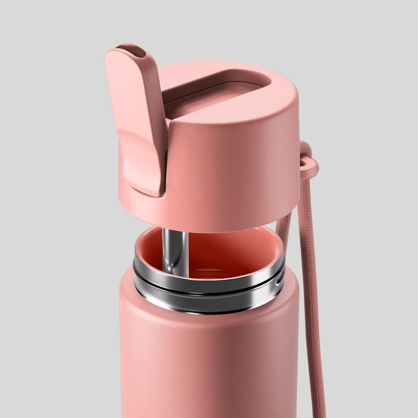 Fressko Move Ceramic Drink Bottle 660ml/ 22oz Peachy