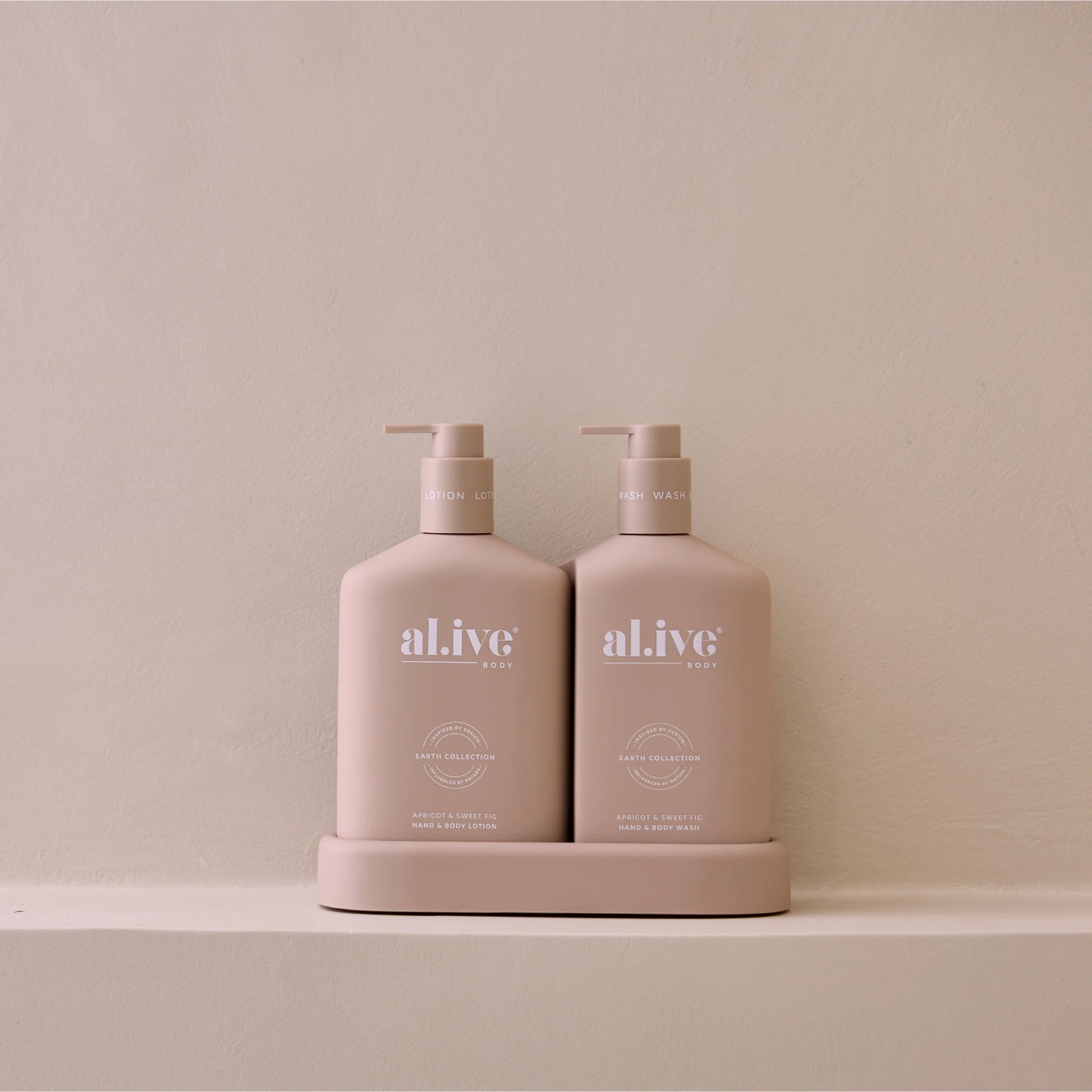 AL.IVE Body Wash &amp; Body Bathroom Duo Apricot &amp; Sweet Fig