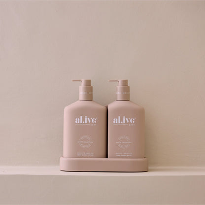AL.IVE Body Wash &amp; Body Bathroom Duo Apricot &amp; Sweet Fig