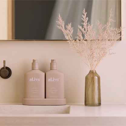 AL.IVE Body Wash &amp; Body Bathroom Duo Apricot &amp; Sweet Fig