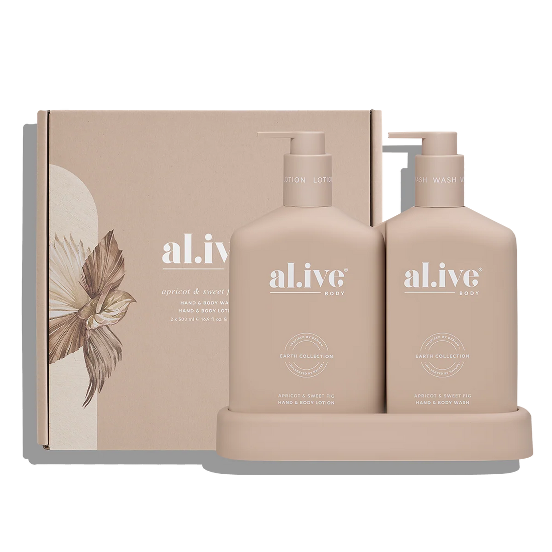 AL.IVE Body Wash & Body Bathroom Duo Apricot & Sweet Fig