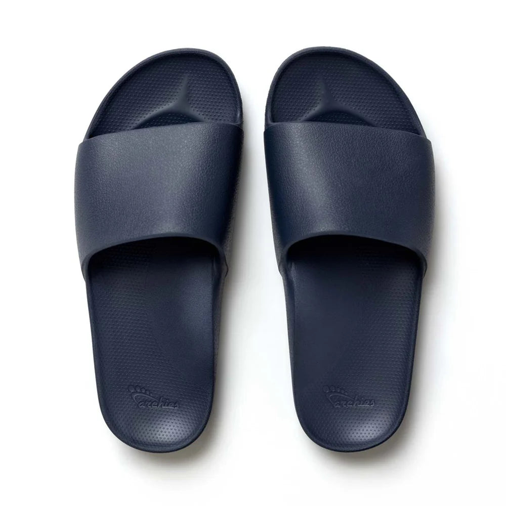 Archies Arch Support Slides Classic Navy