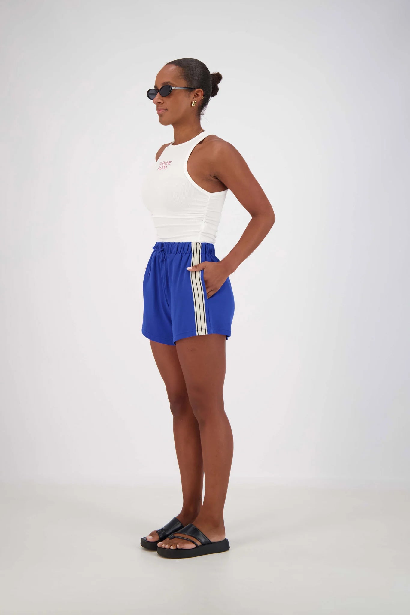 Jasmine Alexa Panarea Shorts Cobalt Blue