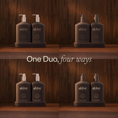 AL.IVE Transformative Bathroom Duo Limited Edition - Vanilla Cream &amp; Tonka Bean