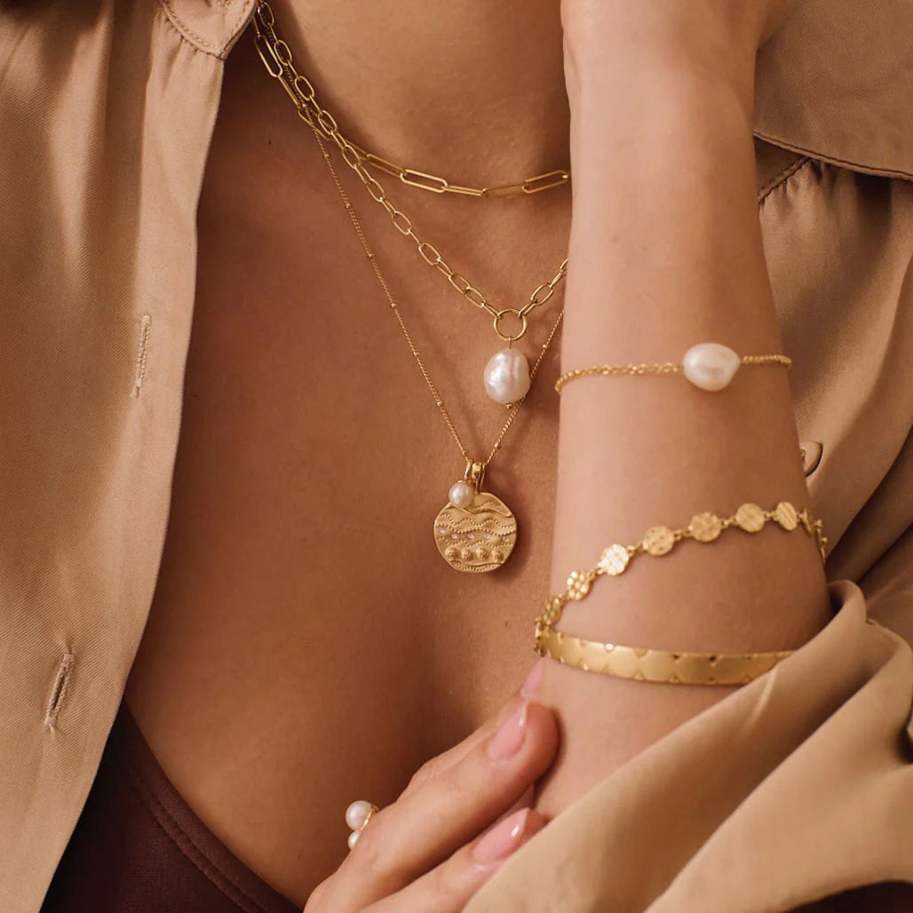 Murkani Ocean Dreamer Pendant 18KT Gold Plated Necklace