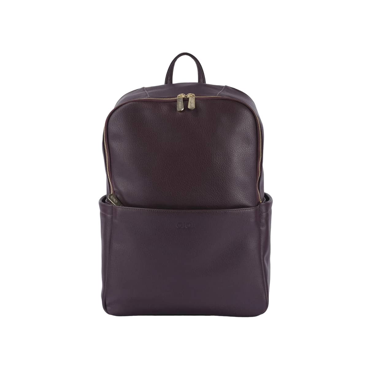 OiOi Multitasker Nappy Backpack Black Dimple Vegan Leather