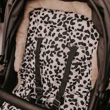 OiOi Cozy Fleece Pram Liner Leopard