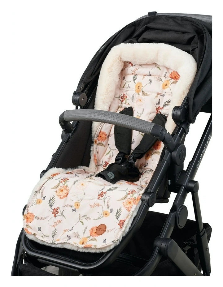 OiOi Cozy Fleece Pram Liner Wildflower