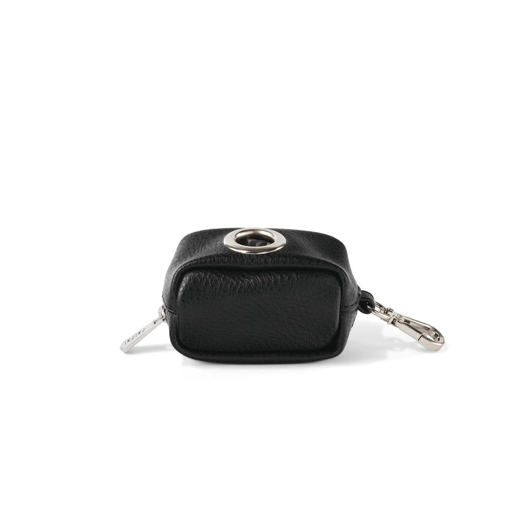 OiOi Waste Bag Dispenser Black Vegan Leather