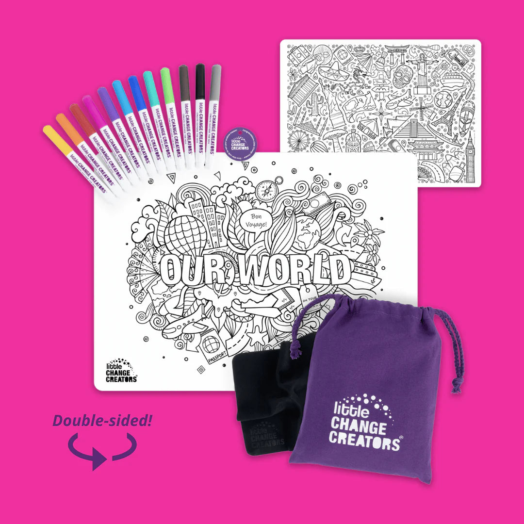 Re-Fun-Able Colouring Set Our World