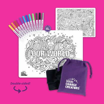 Re-Fun-Able Colouring Set Our World