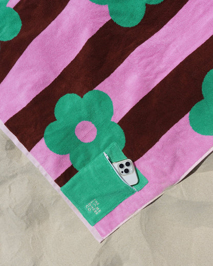The Somewhere Co Rocky Road Premium Cotton Beach Towel