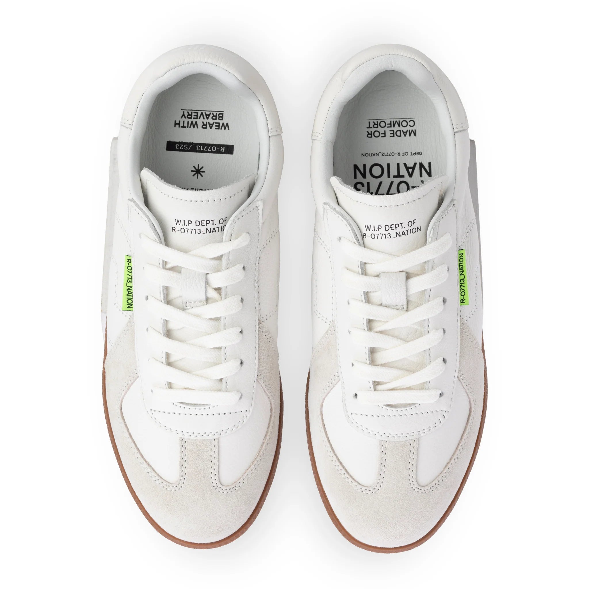 Rollie Pace Classic White/Gum