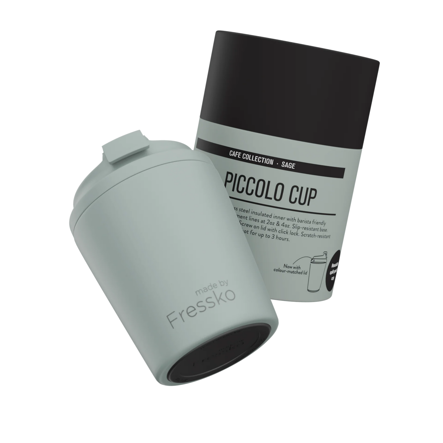 Fressko Piccolo Reusable Cup 4oz Sage