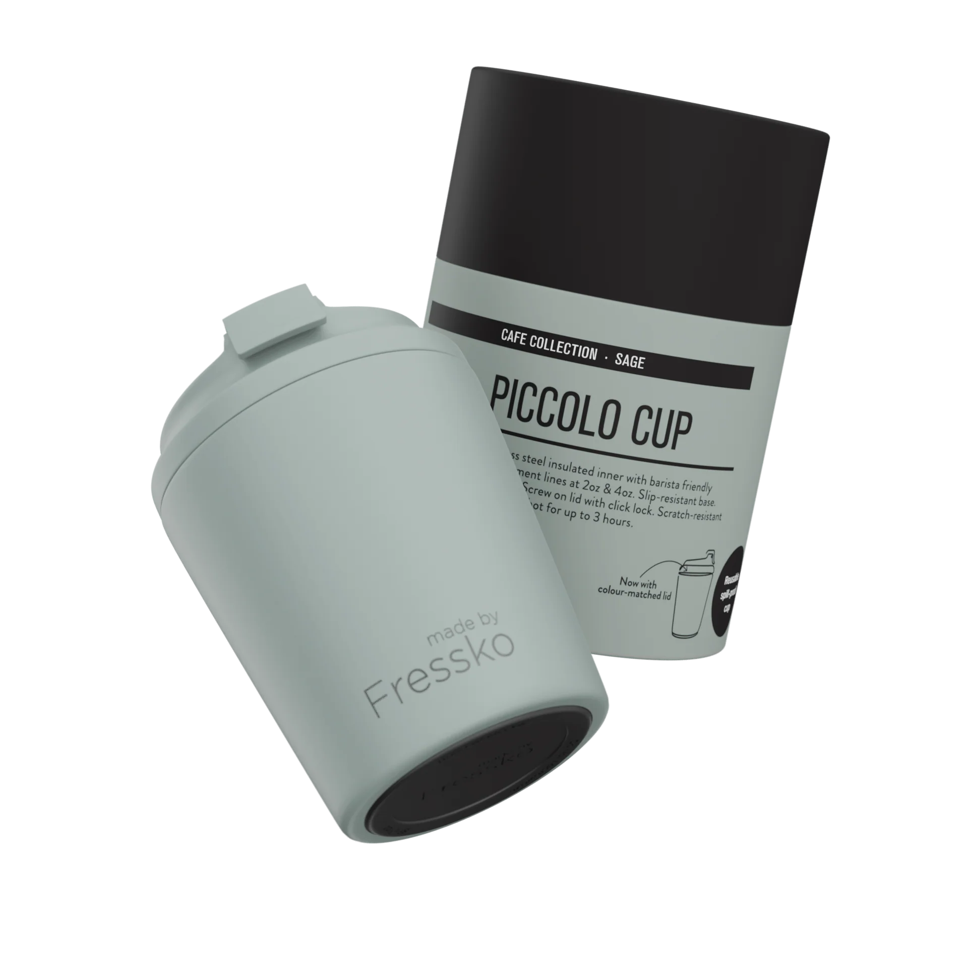 Fressko Piccolo Reusable Cup 4oz Sage