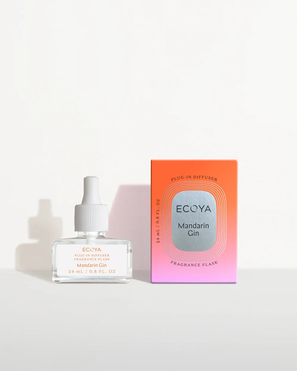 Ecoya Plug in Diffuser Fragrance Flask Mandarin Gin