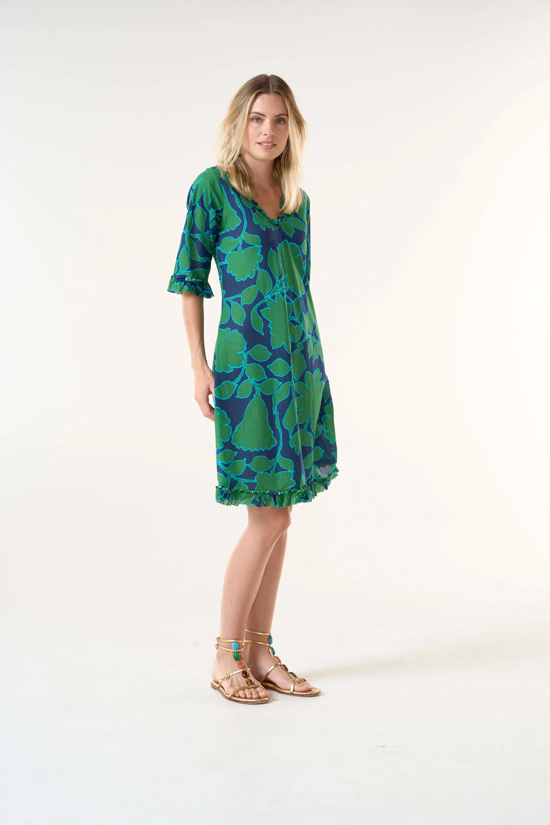 One Season Middy Indi Porto Vecchio Green Cotton