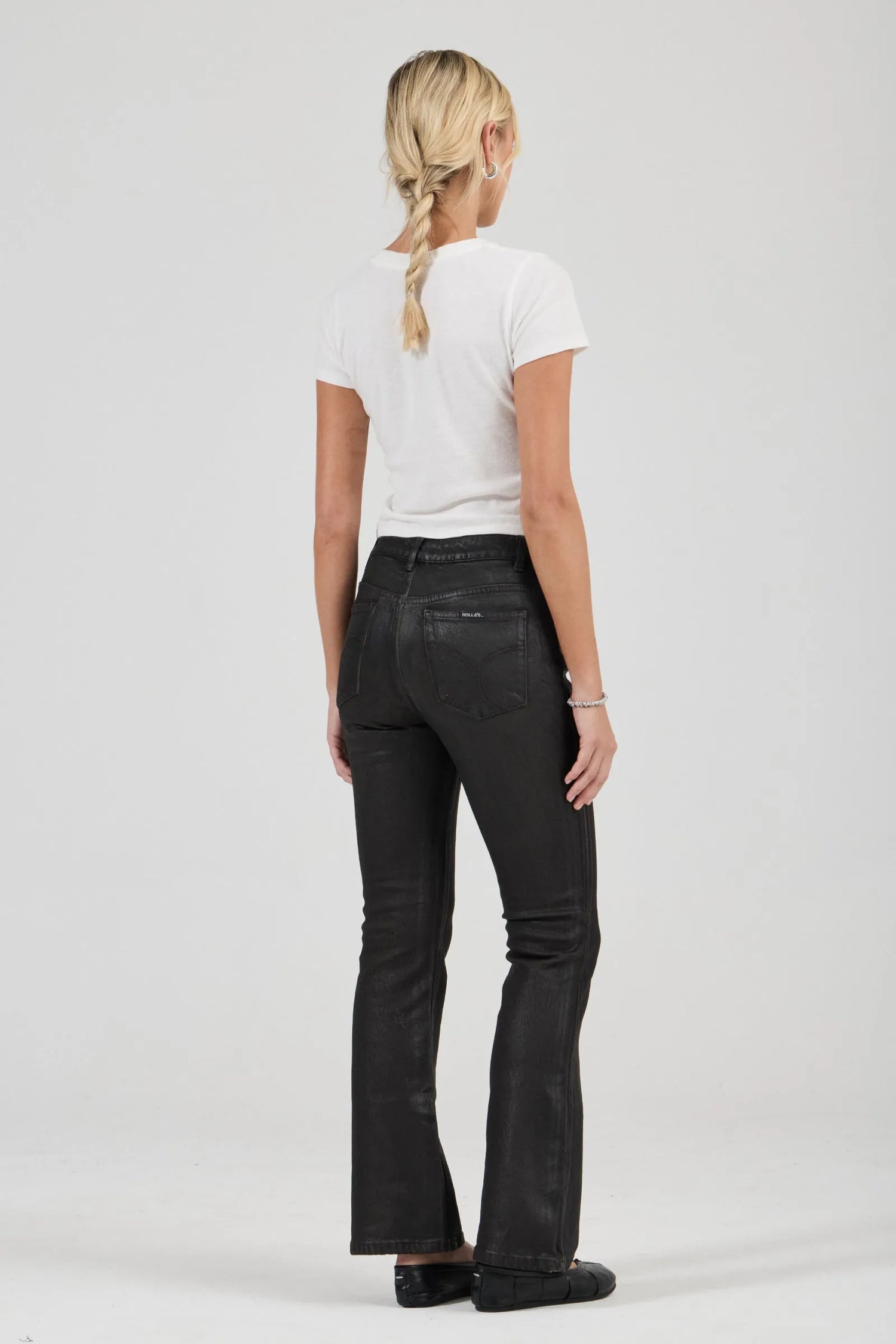 Rollas Midtown Boot Cut Espresso Coated Jean