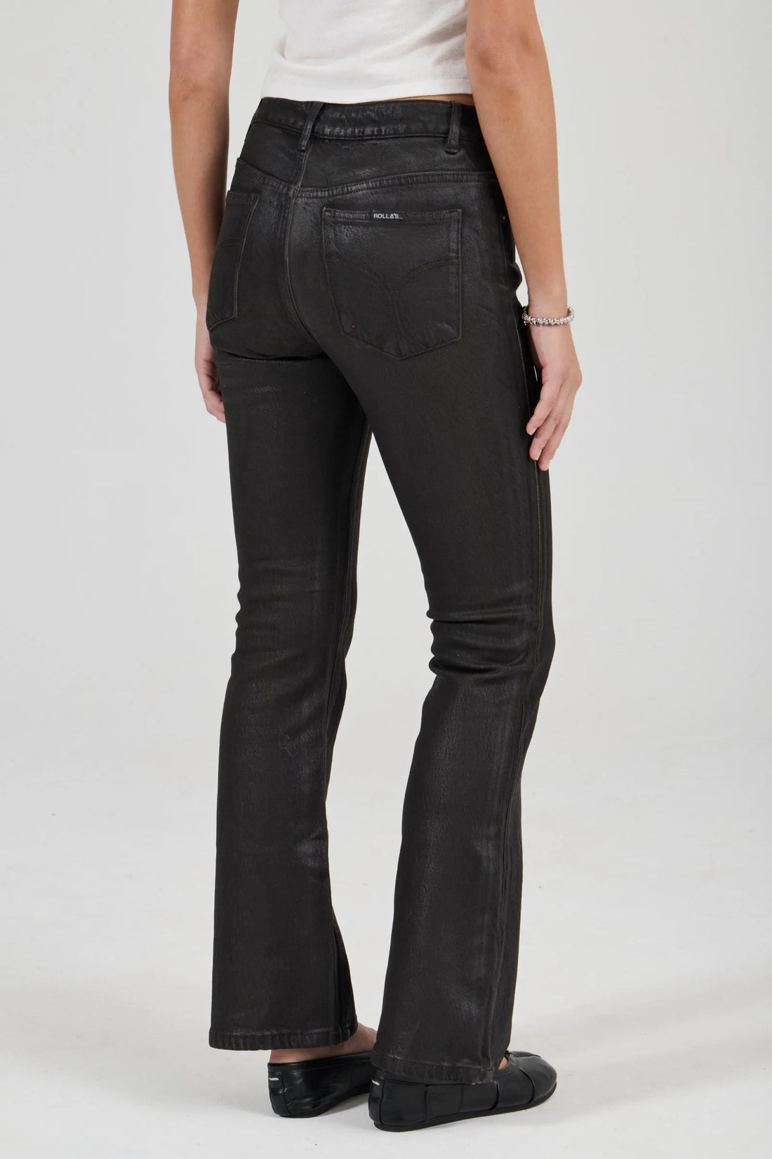 Rollas Midtown Boot Cut Espresso Coated Jean