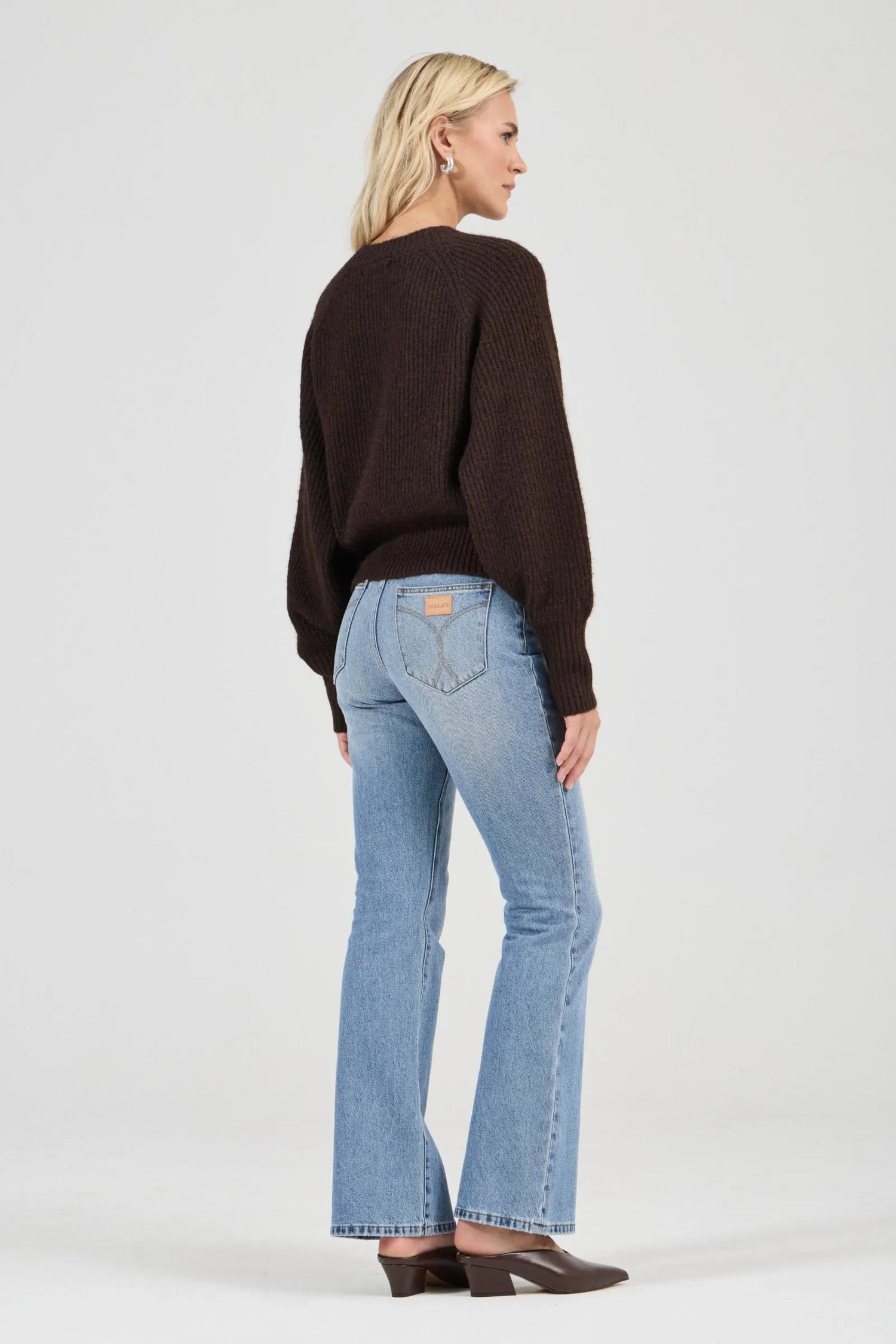 Rollas Duchess Cardigan Chocolate