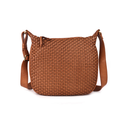Noosa Woven Sling Bag Tan