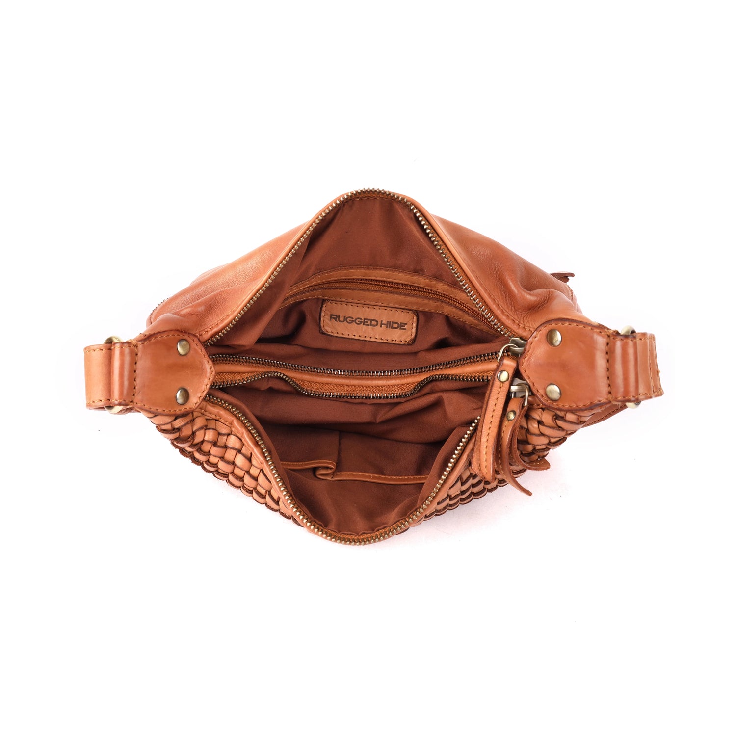 Noosa Woven Sling Bag Tan