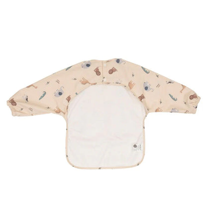 Recycled Long Sleeve Bib Wild Animals