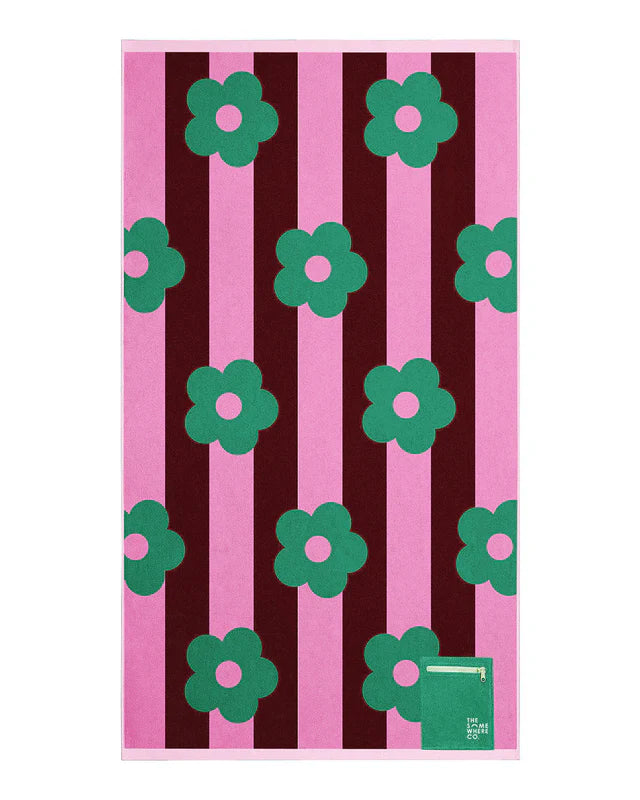 The Somewhere Co Rocky Road Premium Cotton Beach Towel