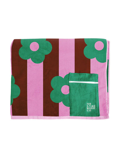 The Somewhere Co Rocky Road Premium Cotton Beach Towel