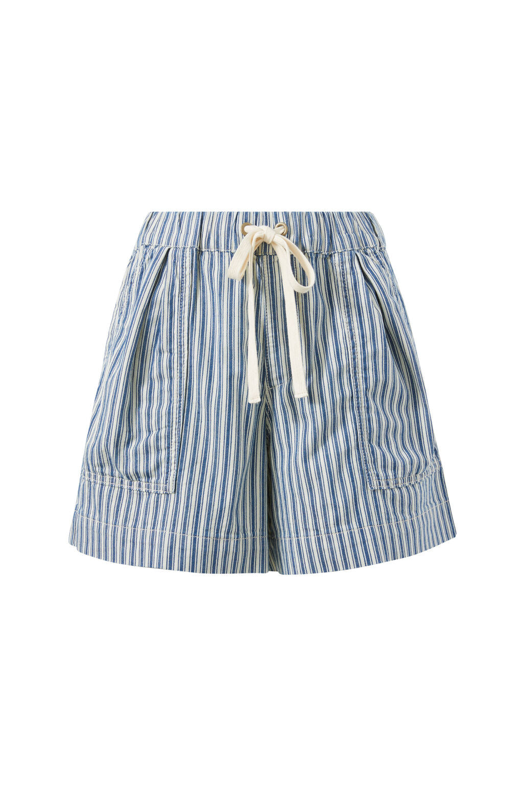 Ceres Relaxed Everyday Short/Lagoon Blue Stripe